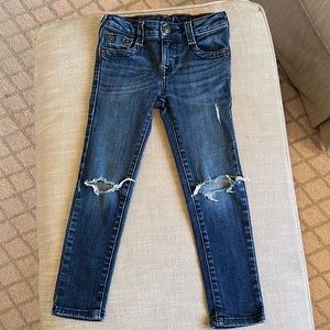 True Religion Girls Distressed Skinny Jeans